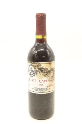 (1) 1985 Brookfields Vineyards Estate Cabernet, Napier (SOL)