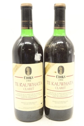 (2) 1984 Cook's Te Kauwhata Claret, New Zealand