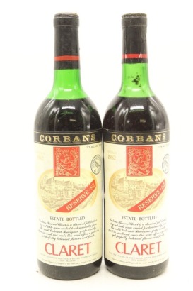 (2) 1982 Corbans Reserve Claret, Henderson (UMS)