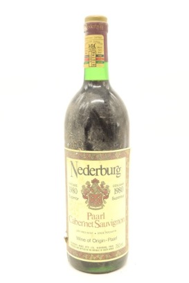 (1) 1980 Nederburg Paarl Cabernet Sauvignon, South Africa