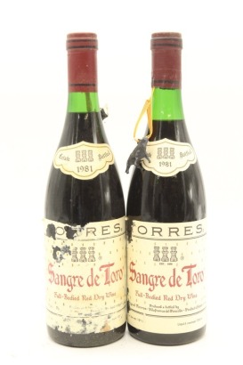 (2) 1981 Torres Sangre de Toro, Catalonia