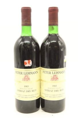 (2) 1983 Peter Lehmann Shiraz Dry Red, Barossa