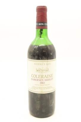 (1) 1983 Te Mata Estate Coleraine, Hawkes Bay (MS)