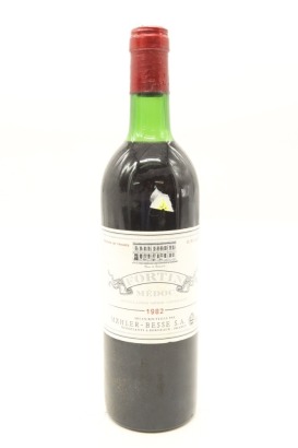 (1) 1982 Fortin, Medoc