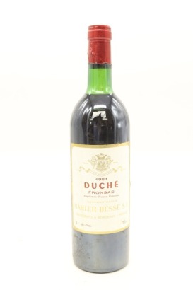 (1) 1981 Duche, Fronsac