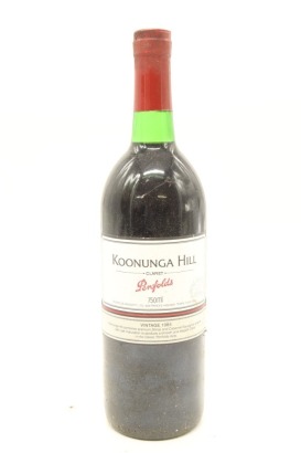 (1) 1985 Penfolds Koonunga Hill 'Claret', Barossa Valley