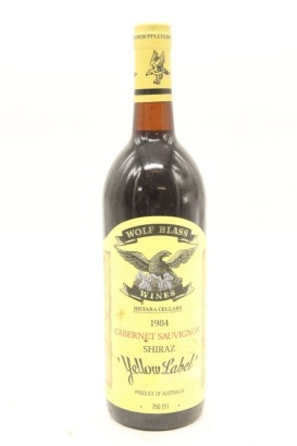 (1) 1984 Wolf Blass Yellow Label Cabernet Sauvignon - Shiraz, South Austra
