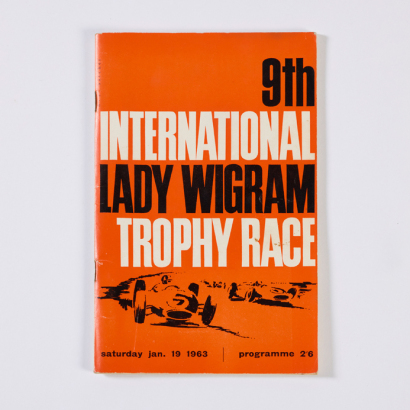 A Signed 1963 Lady Wigram Trophy Race Programme