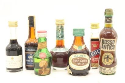 (1) Mixed Miniatures, 7 Bottles Sold as One Lot