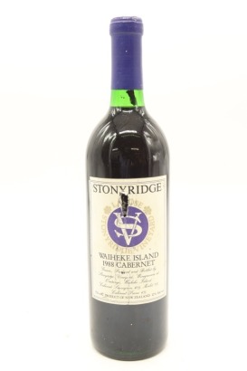 (1) 1988 Stonyridge Vineyard Larose, Waiheke Island