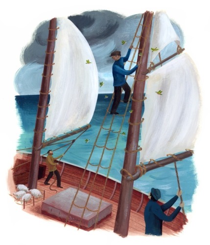SARAH WILKINS The Immigrants - Sails and Mast