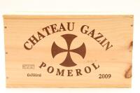 (6) 2009 Chateau Gazin, Pomerol [JR17]