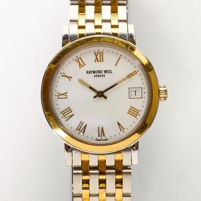 Stainless Steel / Gold Plated, Raymond Weil Toccata, Quartz Wristwatch, circa 2010's