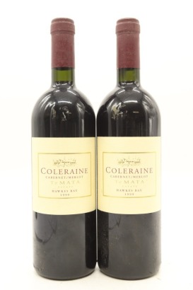 (2) 1999 Te Mata Estate Coleraine, Hawke's Bay