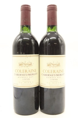 (2) 1990 Te Mata Estate Coleraine, Hawke's Bay