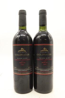 (2) 1993 Goldwater Estate Cabernet Sauvignon - Merlot, Waiheke Island
