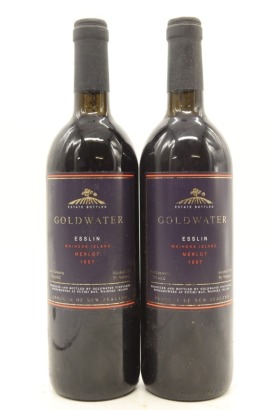 (2) 1997 Goldwater Estate Esslin Merlot, Waiheke Island