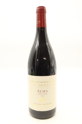(1) 2018 Te Mata Estate Alma Pinot Noir, Hawke's Bay [JR17]