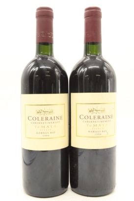 (2) 1996 Te Mata Estate Coleraine, Hawke's Bay