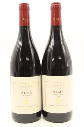 (2) 2018 Te Mata Estate Alma Pinot Noir, Hawke's Bay [JR17]