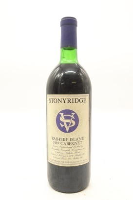 (1) 1987 Stonyridge Vineyard Larose, Waiheke Island