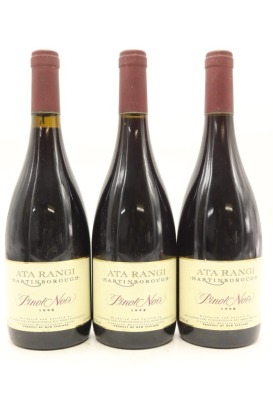 (3) 1998 Ata Rangi Pinot Noir, Martinborough