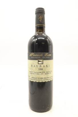 (1) 1998 Peninsula Estate 'Hauraki' Bordeaux Blend, Waiheke Island