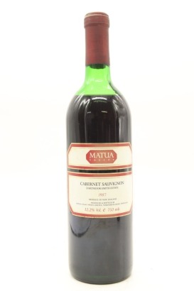 (1) 1987 Matua Valley Wines 'Dartmoor-Smith Estate' Cabernet Sauvignon, Hawke's Bay (MS)