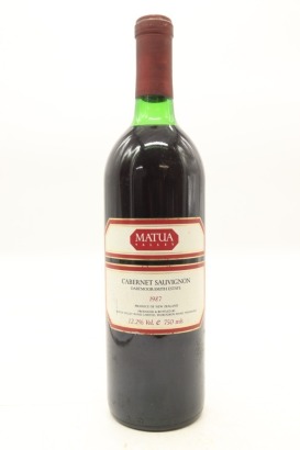 (1) 1987 Matua Valley Wines 'Dartmoor-Smith Estate' Cabernet Sauvignon, Hawke's Bay (MS)