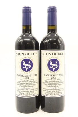 (2) 2006 Stonyridge Vineyard Larose, Waiheke Island