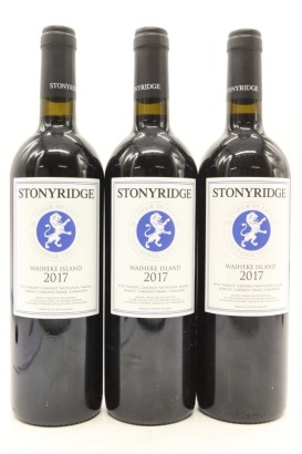 (3) 2017 Stonyridge Vineyards Coeur de Lion, Waiheke Island