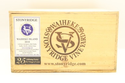 (6) 2010 Stonyridge Vineyard Larose, Waiheke Island (OWC)