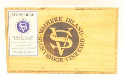 (6) 1996 Stonyridge Vineyard Larose, Waiheke Island (OWC)