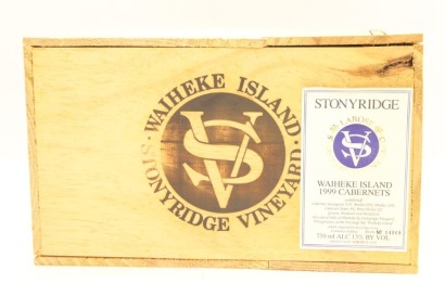 (6) 1999 Stonyridge Vineyard Larose, Waiheke Island (OWC)