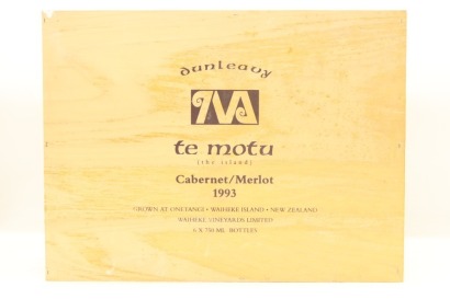 (6) 1993 Te Motu Cabernet - Merlot, Waiheke Island (OWC)
