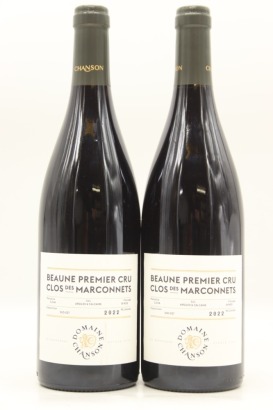 (2) 2022 Chanson Pere & Fils Clos des Marconnets, Beaune Premier Cru [JR16.5]