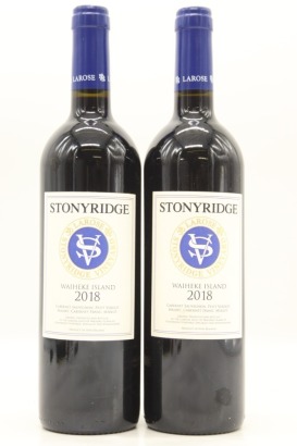 (2) 2018 Stonyridge Vineyard Larose, Waiheke Island