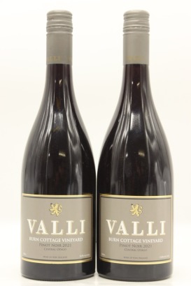 (2) 2021 Valli 'Burn Cottage' Pinot Noir, Central Otago
