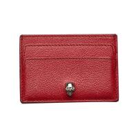 Alexander McQueen Red Card Holder Wallet