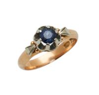 18ct Sapphire Solitaire Ring