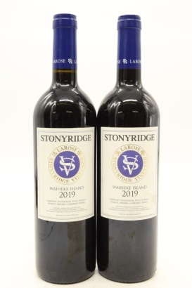 (2) 2019 Stonyridge Vineyard Larose, Waiheke Island (SOL)