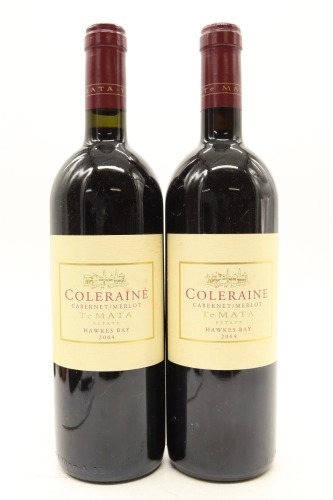 (2) 2004 Te Mata Estate Coleraine, Hawke's Bay