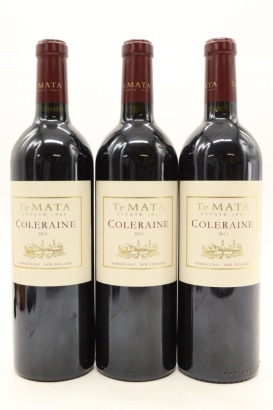 (3) 2011 Te Mata Estate Coleraine, Hawke's Bay [BC95]