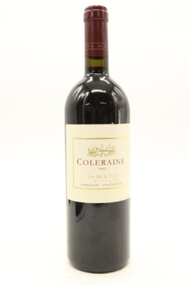 (1) 2009 Te Mata Estate Coleraine, Hawke's Bay [JR16.5]