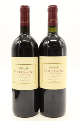(2) 2003 Te Mata Estate Coleraine, Hawke's Bay
