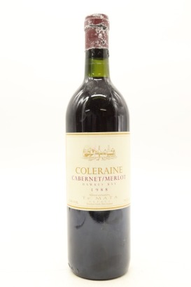 (1) 1988 Te Mata Estate Coleraine, Hawke's Bay (CC)