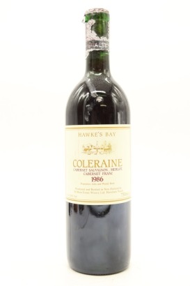(1) 1986 Te Mata Estate Coleraine, Hawke's Bay (CC)