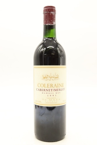 (1) 1991 Te Mata Estate Coleraine, Hawke's Bay (CC)