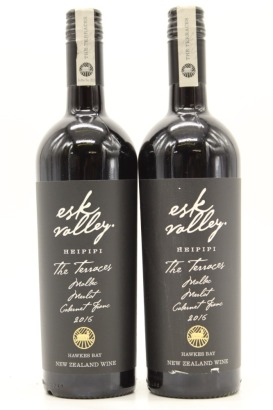 (2) 2016 Esk Valley 'Heipipi' The Terraces Malbec/Merlot/Cab Franc, Hawke's Bay