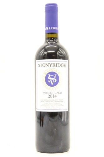 (1) 2014 Stonyridge Vineyard Larose, Waiheke Island